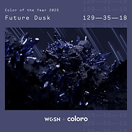 Futuristic Space Crystals Future Dusk Colour of theYear 2025